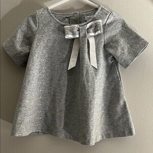 Tahari Girls Dress Top with Bow Embellishment, Sz 2T